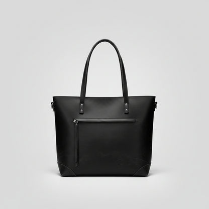 Womens Zippered Tote Bag Handbag Large - Image 1