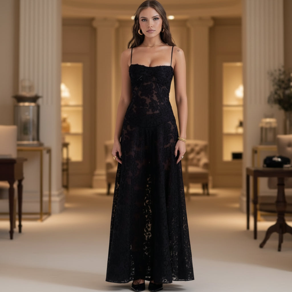 Rochie Damă Lungă Vaporoasă Midi Petrecere Seară