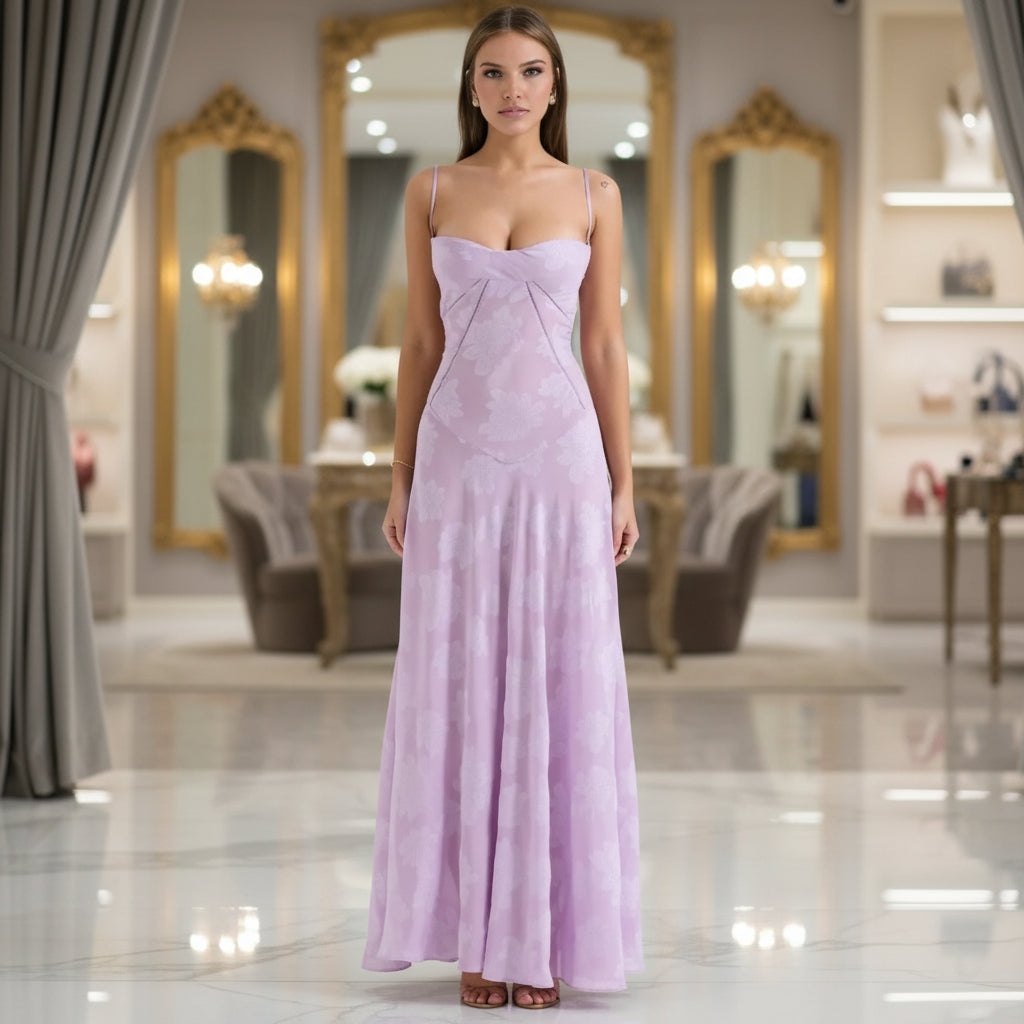 Rochie Damă Lungă Vaporoasă Midi Petrecere Seară
