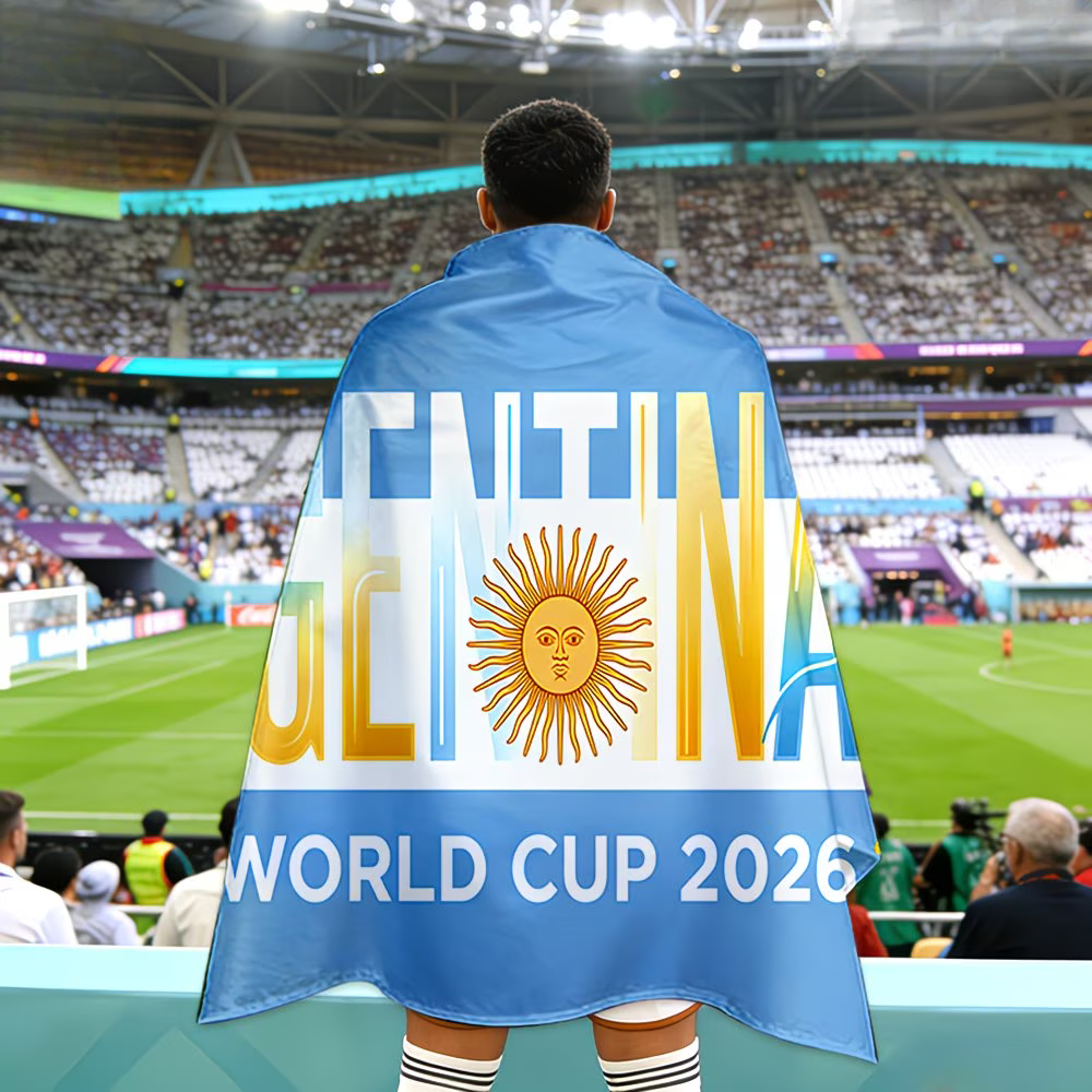 World Cup Argentina Flag Banner Sports Fan Soccer - Image 2