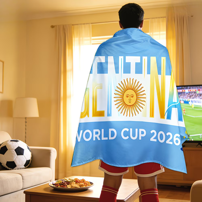 World Cup Argentina Flag Banner Sports Fan Soccer - Image 3