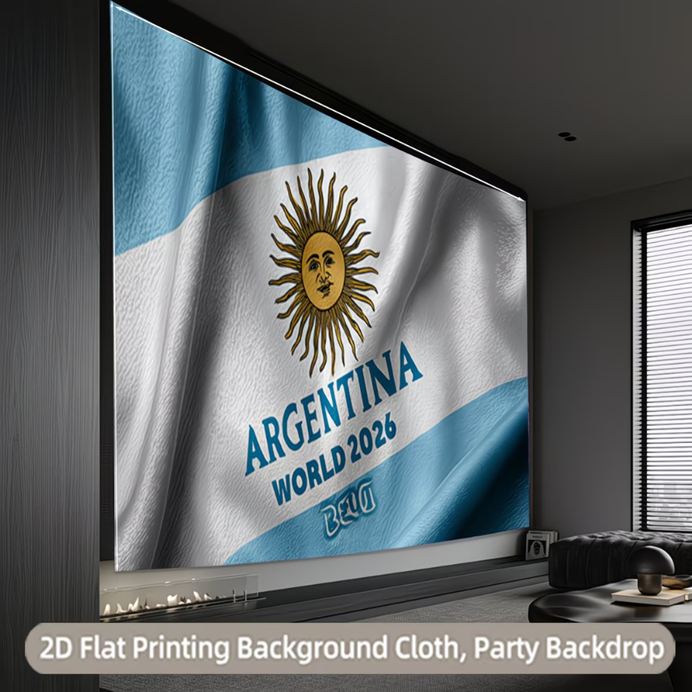World Cup Argentina Flag Party Backdrop Wall Art Banner - Image 5