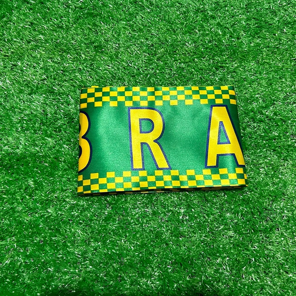World Cup Brazil Flag Football Scarf Fringe Brazil Scarf - Image 4