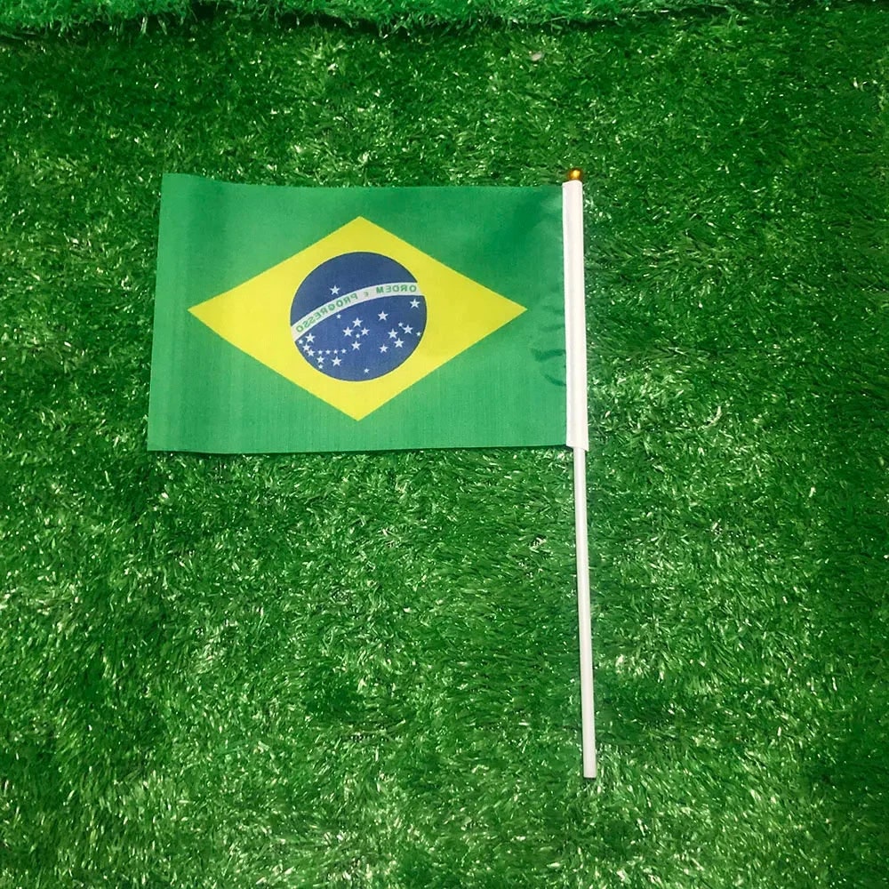 World Cup Brazil Flag Hand Waving Mini Party - Image 4