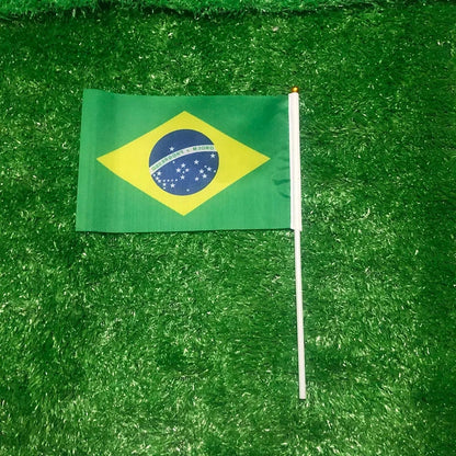 World Cup Brazil Flag Hand Waving Mini Party - Image 4