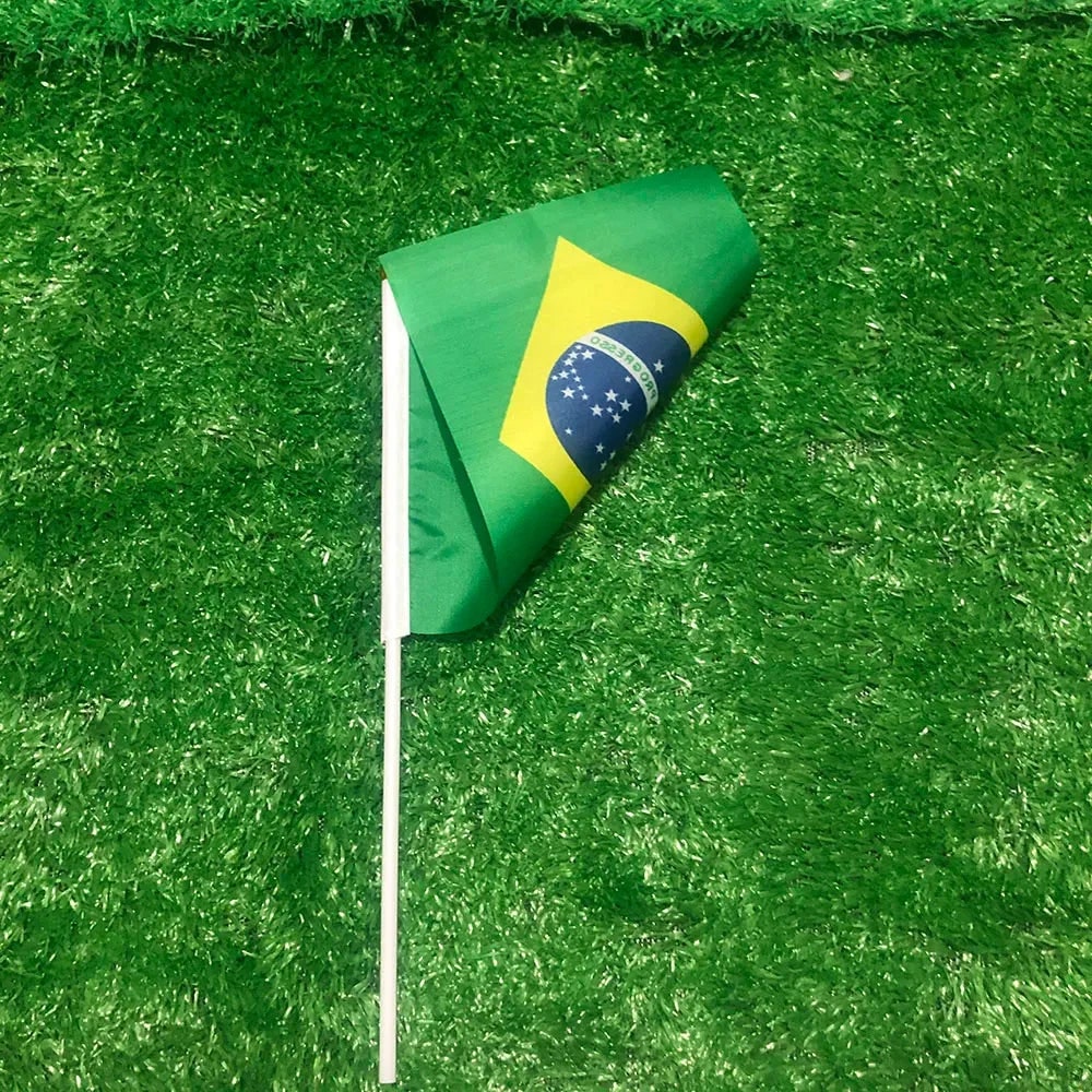 World Cup Brazil Flag Hand Waving Mini Party - Image 5