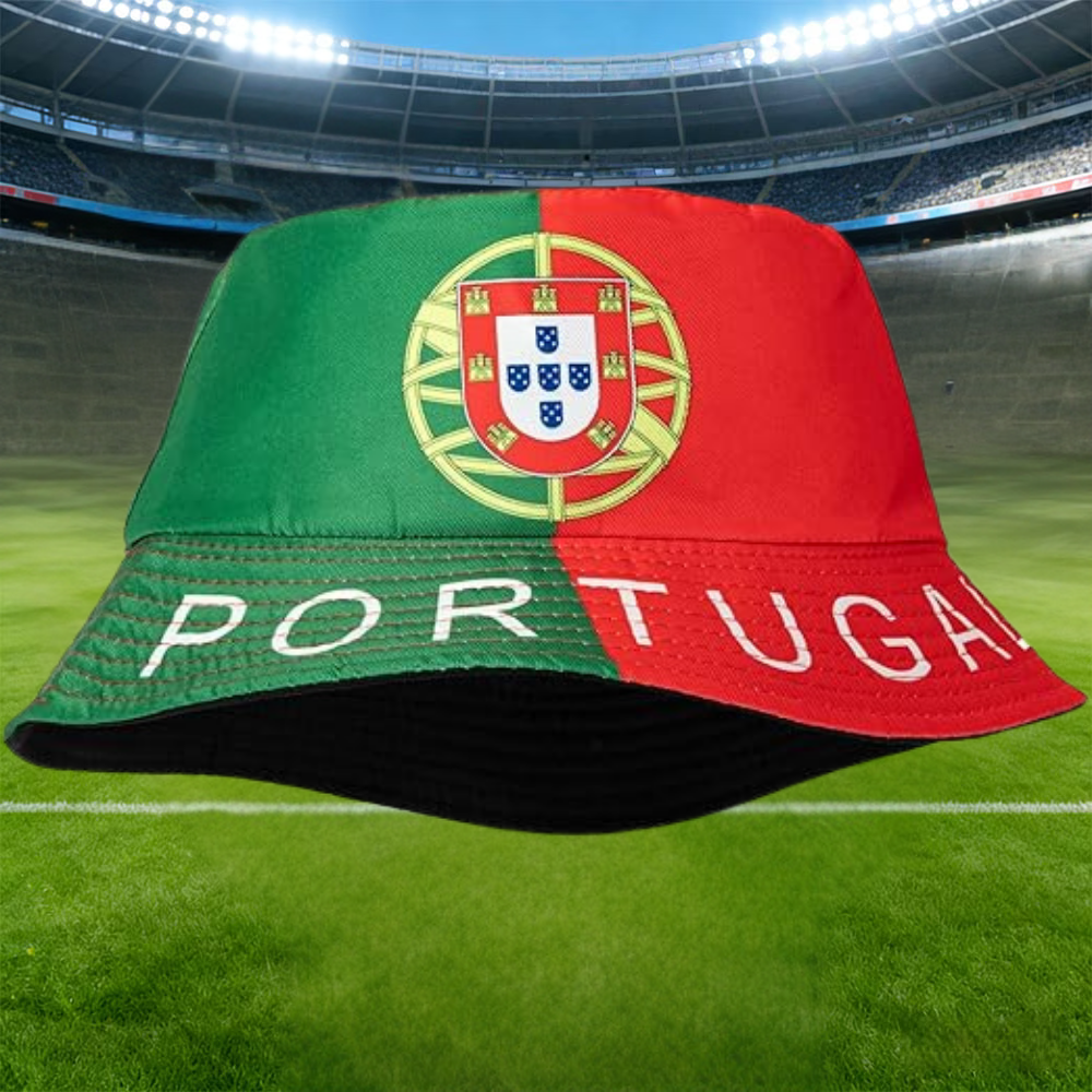 World Cup Bucket Hat Sun Hat Reversible Mesh Foldable - Image 2