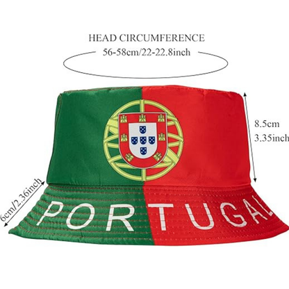 World Cup Bucket Hat Sun Hat Reversible Mesh Foldable - Image 3