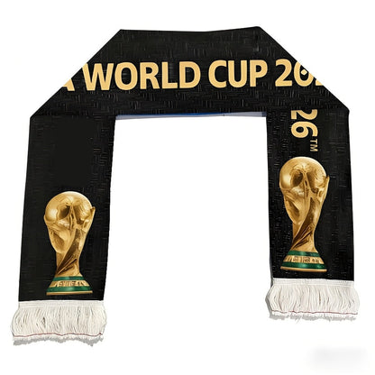 World Cup Soccer Scarf Football Fan Striped Fringe Fan - Image 3
