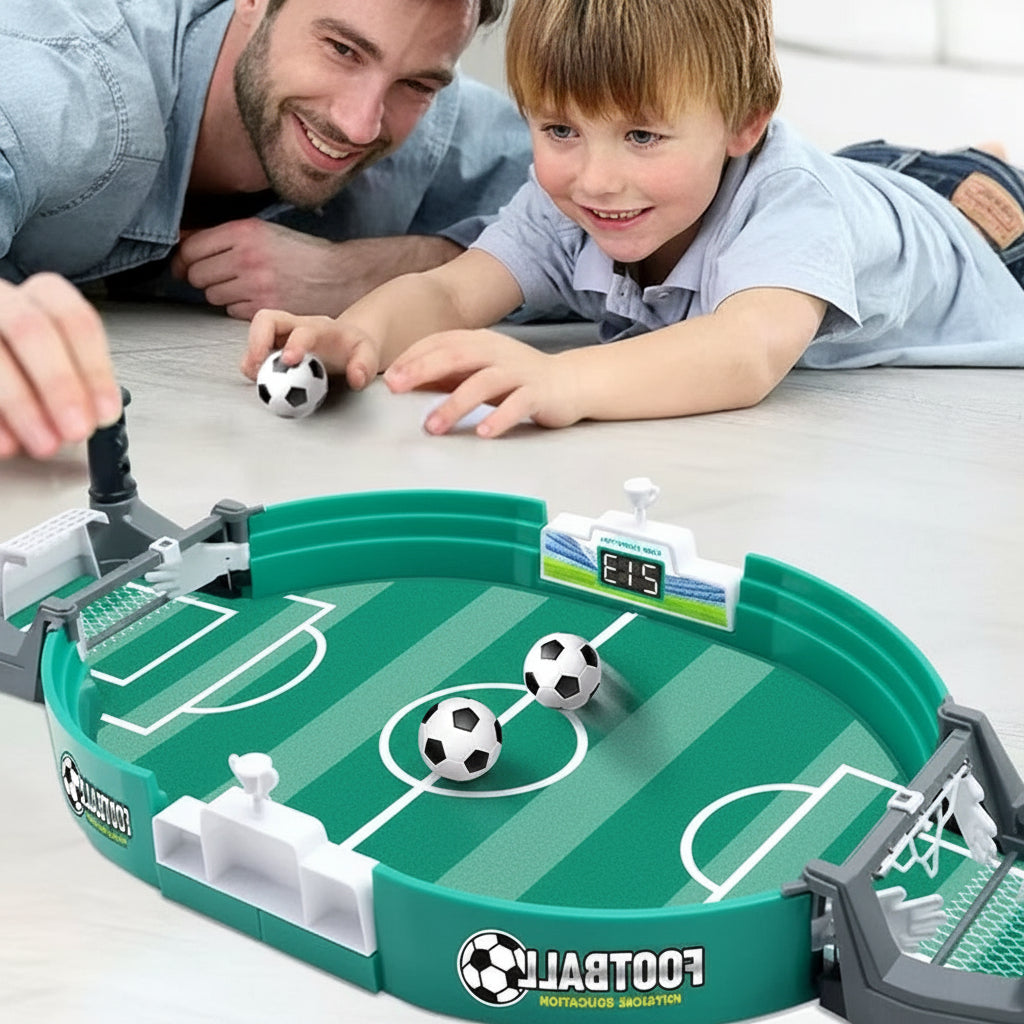 World Cup Table Football Set Compact Arcade Mini Football Game - Image 1