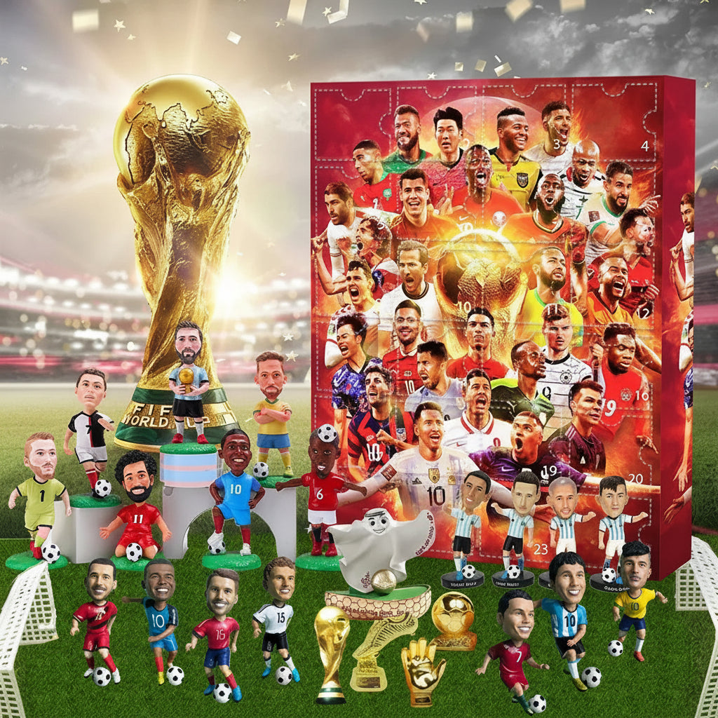 World Cup Womens Kids Advent Christmas Countdown Calendar Game - Image 1