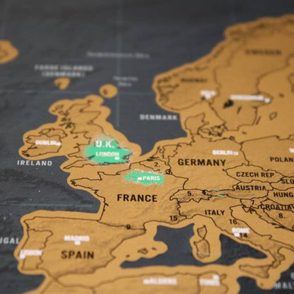 World Map Scratch Off Travel Tracker - Image 2